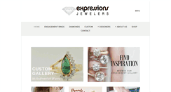 Desktop Screenshot of expressionsjewelers.com